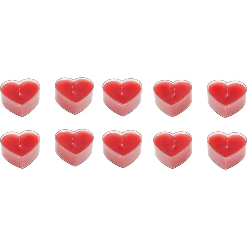Velas con forma de corazón 