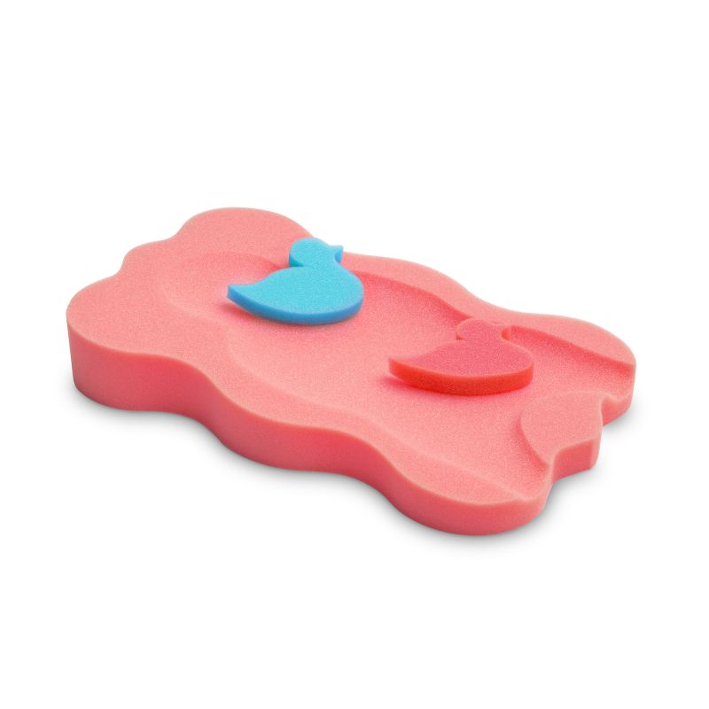 Cojín antideslizante de espuma para Bañar al bebé-Rojo