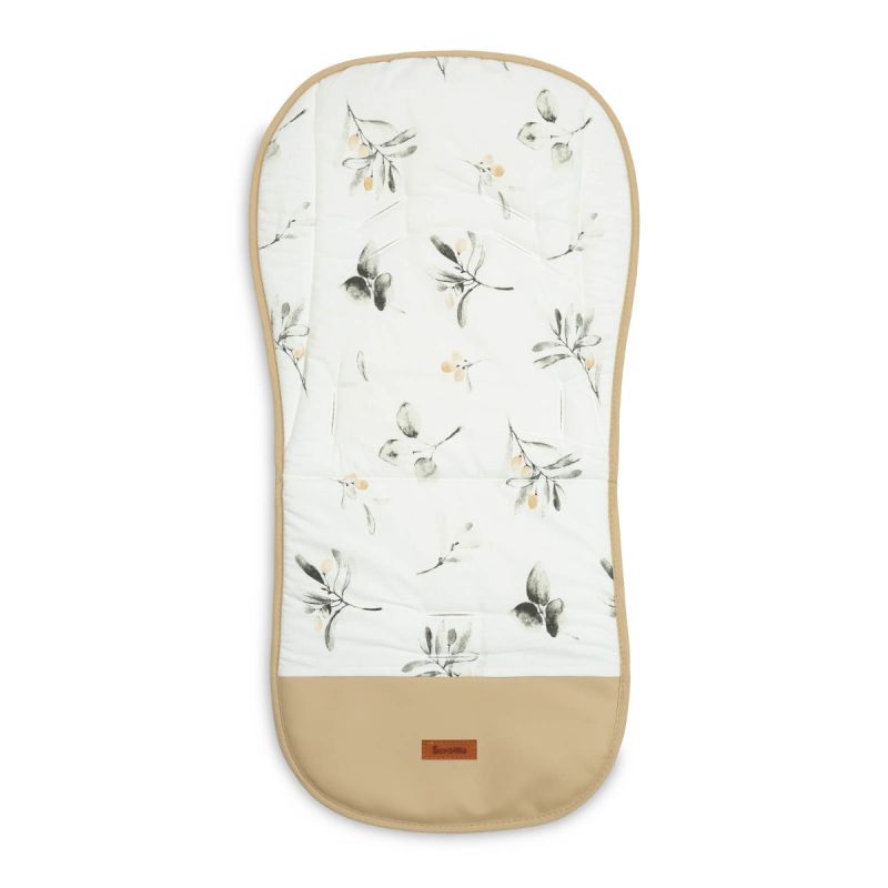 Colchoneta Universal para silla de Paseo de Terciopelo , Oliva - imagen 2