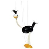 Marioneta de hilos de avestruz, de Goki