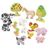 Animales de granja de madera, de Goki - imagen 2