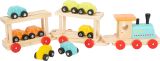 Tren de madera Transportador de Coches 