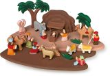 Belén de Navidad, piezas talladas a mano