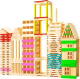 Bloques de construcción de madera  (150 unidades)