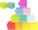 Bloques con formas y texturas para Bebés 10 unidades