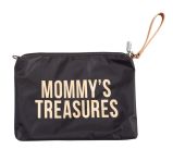 Bolso Neceser Mommy's Treasures Negro Letras Doradas Childhome