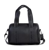 Bolso Maternal Mommy Club Signature en Cuero Vegano - Negro