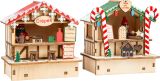 Cabañas del mercado de Navidad Crepes y Dulces