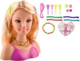 Cabeza para peinar con peines y accesorios