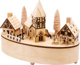 Caja musical de madera Pequeño Pueblo