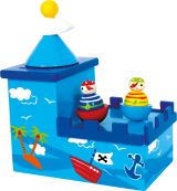 Caja musical y hucha Piratas - Legler