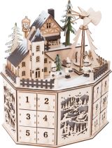 Calendario de adviento con pirámide