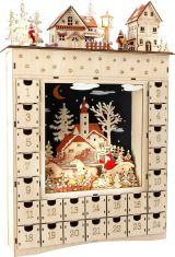 Calendario de Adviento de madera, Sueño de Invierno