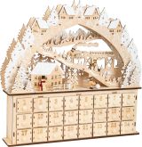 Calendario de Adviento, diversión esquiando

