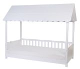 Cama infantil con Techo 90 x 200 cm , madera Blanca - Childhome