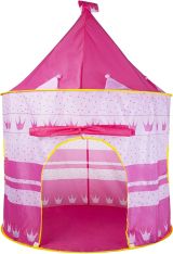 Carpa para niños - Castillo / Palacio para casa y jardín - Rosa 