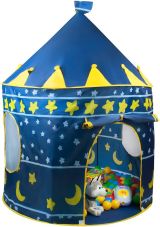 Carpa para niños - Castillo / Palacio para casa y jardín - Azul