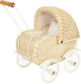 Carrito de Paseo para muñecas de Mimbre 