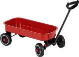 Carrito de juguete (Con mango rojo y articulado para Tirar), Goki