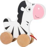 Juguete cebra de arrastre