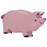 Figura de madera Cerdito Holztiger - imagen 2