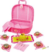 Cesta de picnic Flower - Incluye juego de té