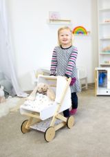 Cochecito de muñecas Little Button , Legler