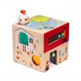 Cubo de actividades de madera Granja: ¡Un mundo de estimulación y diversión!