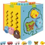Cubo educativo de madera 15 x 15 x 15 cm