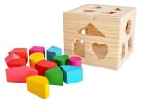 Cubo de madera Formas y Colores 