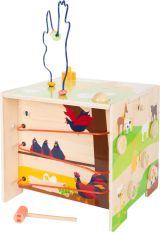 Cubo de motricidad La Vida en la Granja , 62 cm de altura