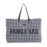 Bolso Family Bag Pata de Gallo Negro , Childhome