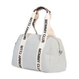 Bolso Maternal Mommy Club Signature con Correas de Lona - Blanco Roto - imagen 4