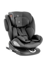 Silla de coche i-Felix i-SIZE gris, segura para bebés y niños de 0 meses a 12 años, con máxima protección.