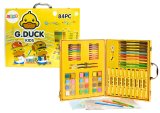 Set de Arte en Maletín Amarillo con Motivo de Pato – 84 Piezas - imagen 2