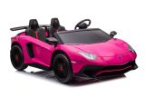 Coche Eléctrico Infantil Lamborghini XXL 24V Rosa con Bluetooth