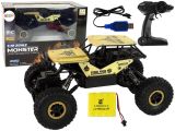 Coche RC High Wheels 1:18 | Todo Terreno con Control Remoto - Negro y Dorado - imagen 2