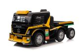 Camión Eléctrico Infantil con Remolque Mercedes XMX622B 24V LEAN CARS - Amarillo con Pantalla LCD