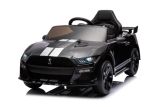 Coche Eléctrico para Niños Ford Mustang GT500 Shelby Negro con Control Remoto y Asientos de Ecopiel