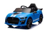 Coche Eléctrico para Niños Ford Mustang GT500 Shelby Azul con Control Remoto y Asientos de Ecopiel