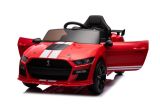 Coche Eléctrico para Niños Ford Mustang GT500 Shelby Rojo con Control Remoto y Asientos de Ecopiel