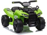 Quad Eléctrico Infantil JS320 Verde con Motor de 45W, Batería 6V y Sonidos - Velocidad hasta 2 km/h