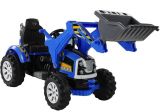 Tractor Excavadora Eléctrico Infantil Azul con Cubo Movible y Batería 12V - Velocidad hasta 6 km/h - imagen 2