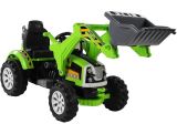 Tractor Excavadora Eléctrica Infantil Verde con Cubo Movible y Batería 12V - Velocidad hasta 6 km/h - imagen 2