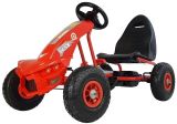 Go-Cart A-18 para Niños Color Rojo – Con Freno de Mano, Asiento Ajustable y Ruedas Inflables - imagen 2