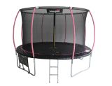Cama Elástica LEAN Sport Max 16ft Negro-Rosa con Red de Seguridad y Capacidad de 150 kg - imagen 2