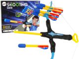 Arco Deportivo de 6 Tiros para Niños – Azul y Negro - imagen 2