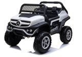 Coche Eléctrico Infantil Mercedes Unimog 4x4 12V LEAN CARS - Blanco - imagen 3
