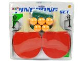Set de Ping Pong LEAN Toys - Paletas, 5 Pelotas y Red Ajustable - imagen 2