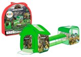 Parque Infantil 3en1 con Tema de Dinosaurios – Casa, Túnel y Piscina de Bolas - imagen 2